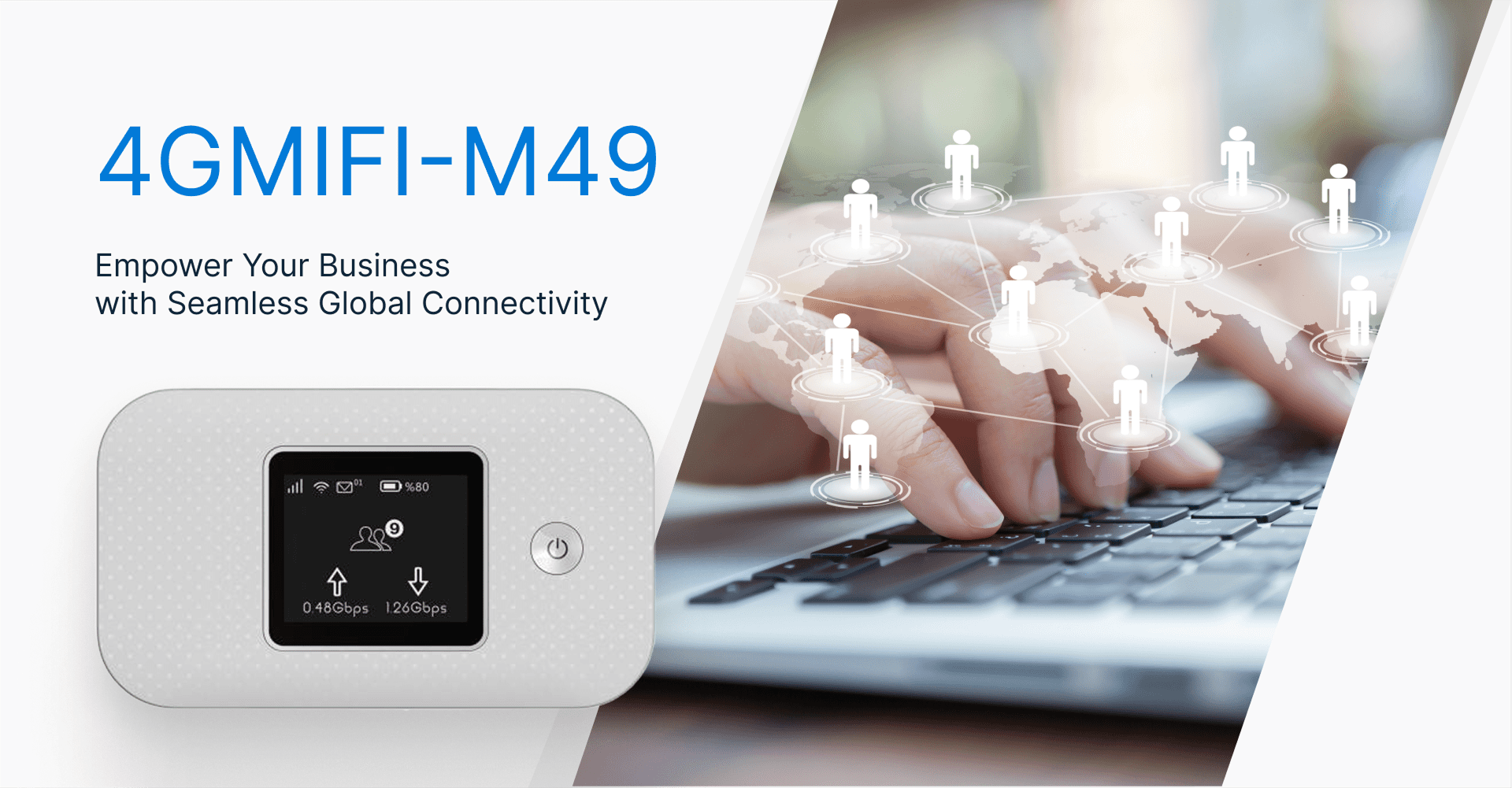 Wewins M49 4G LTE Mobile Hotspot for On-the-Go Connectivity