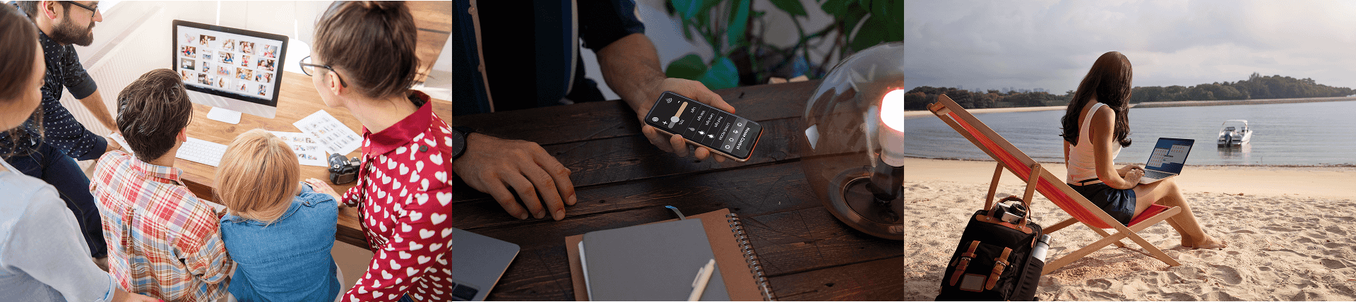 Wewins M52 5G portable Wi-Fi router with LED indicators in outdoor remote work environment