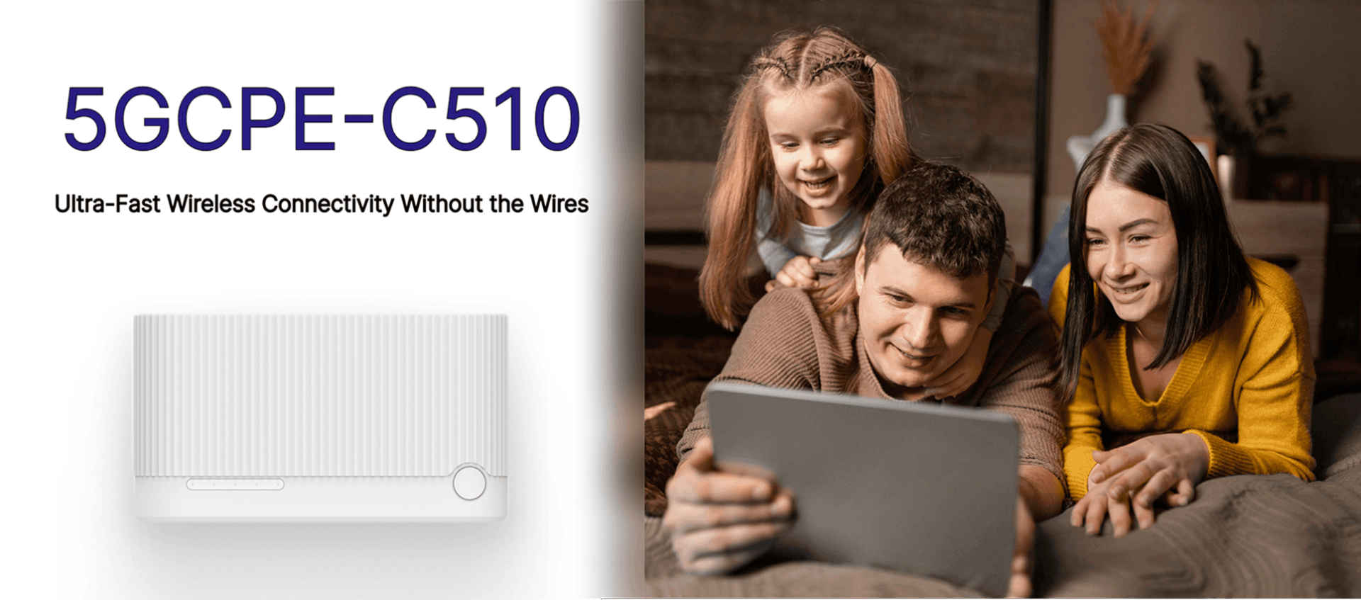High-speed 5G CPE connectivity by Wewins C510 for smart city and infrastructure