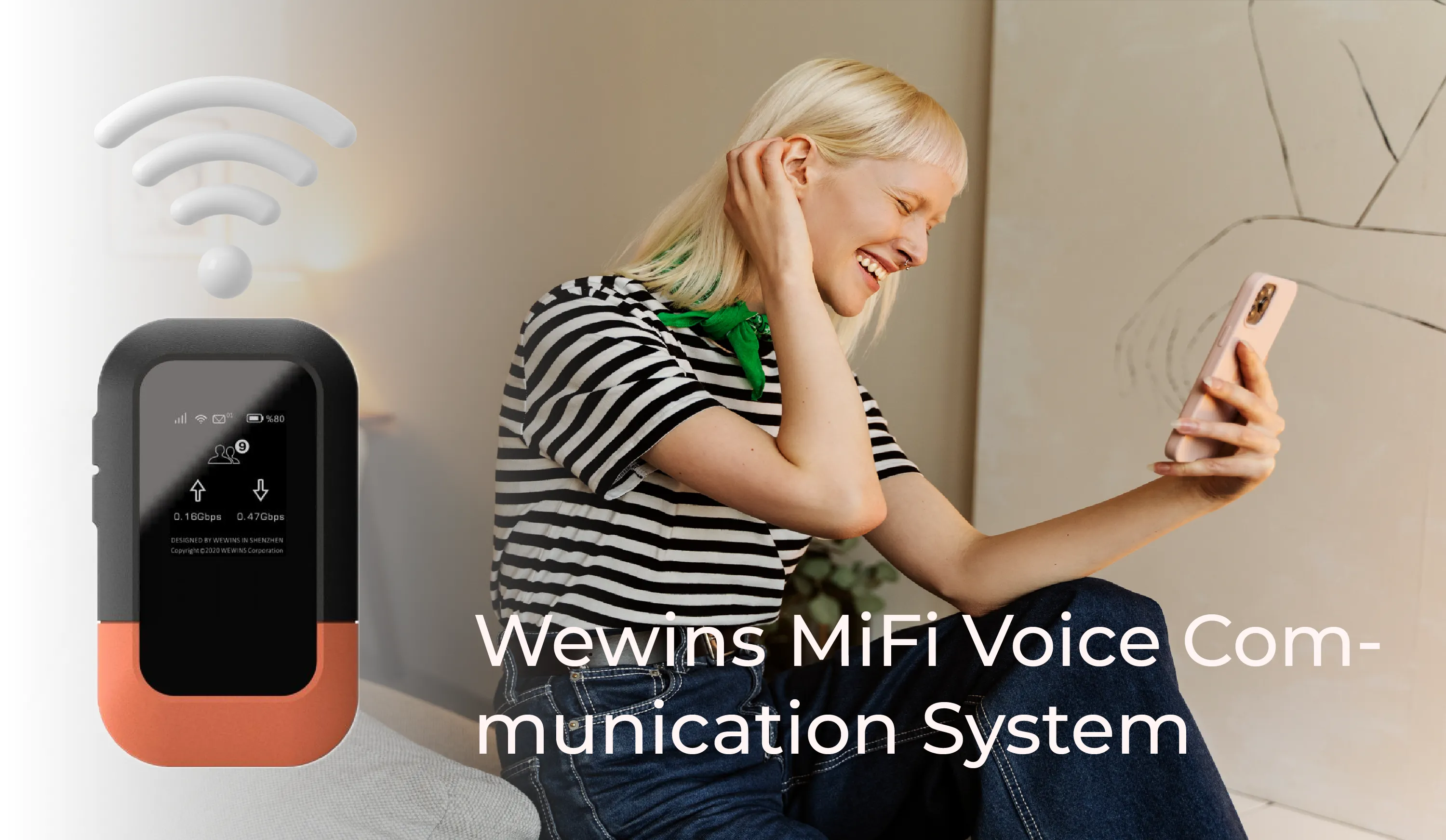 Wewins MiFi Voice Communication System