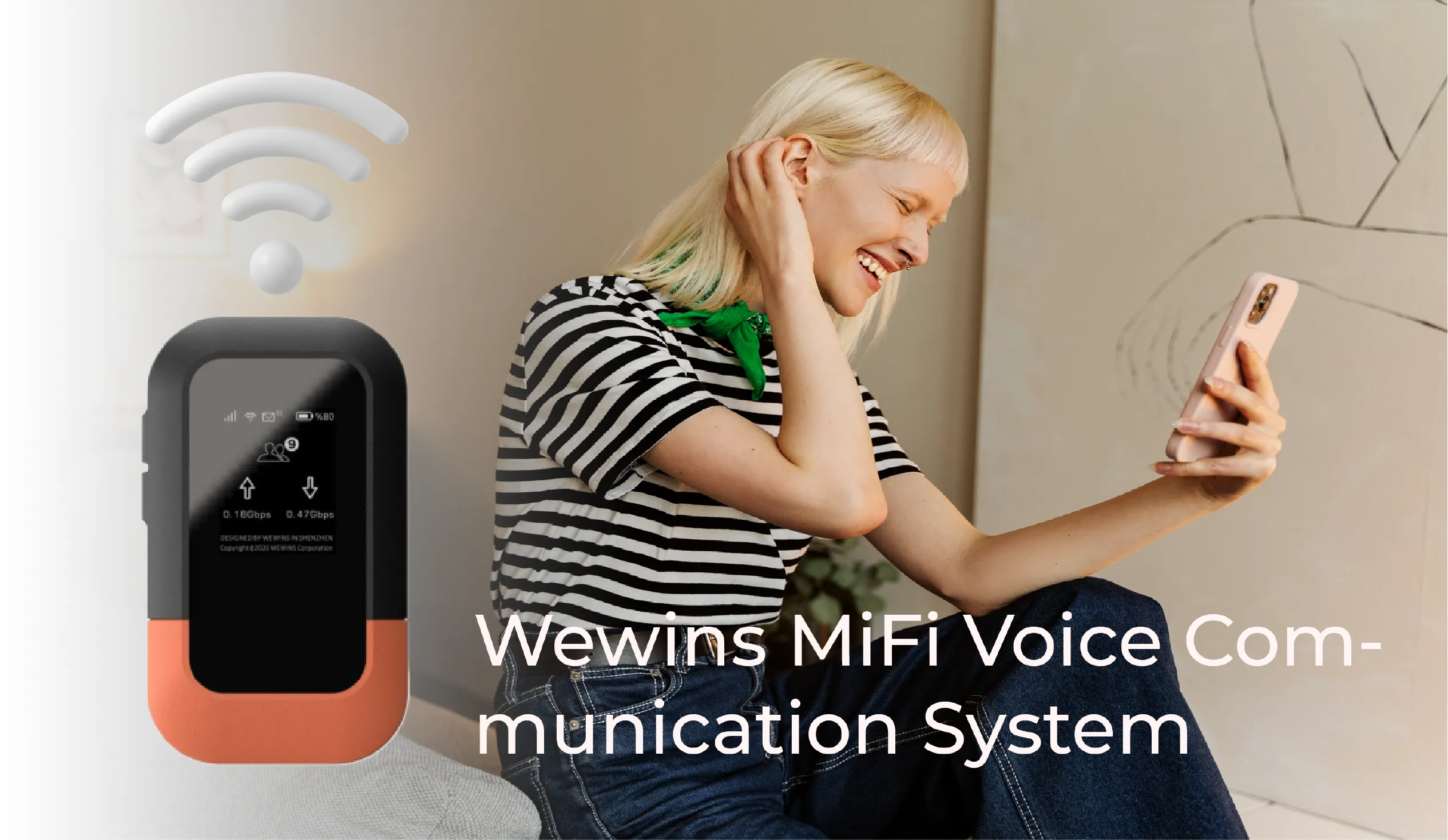 Wewins MiFi Voice Communication System
