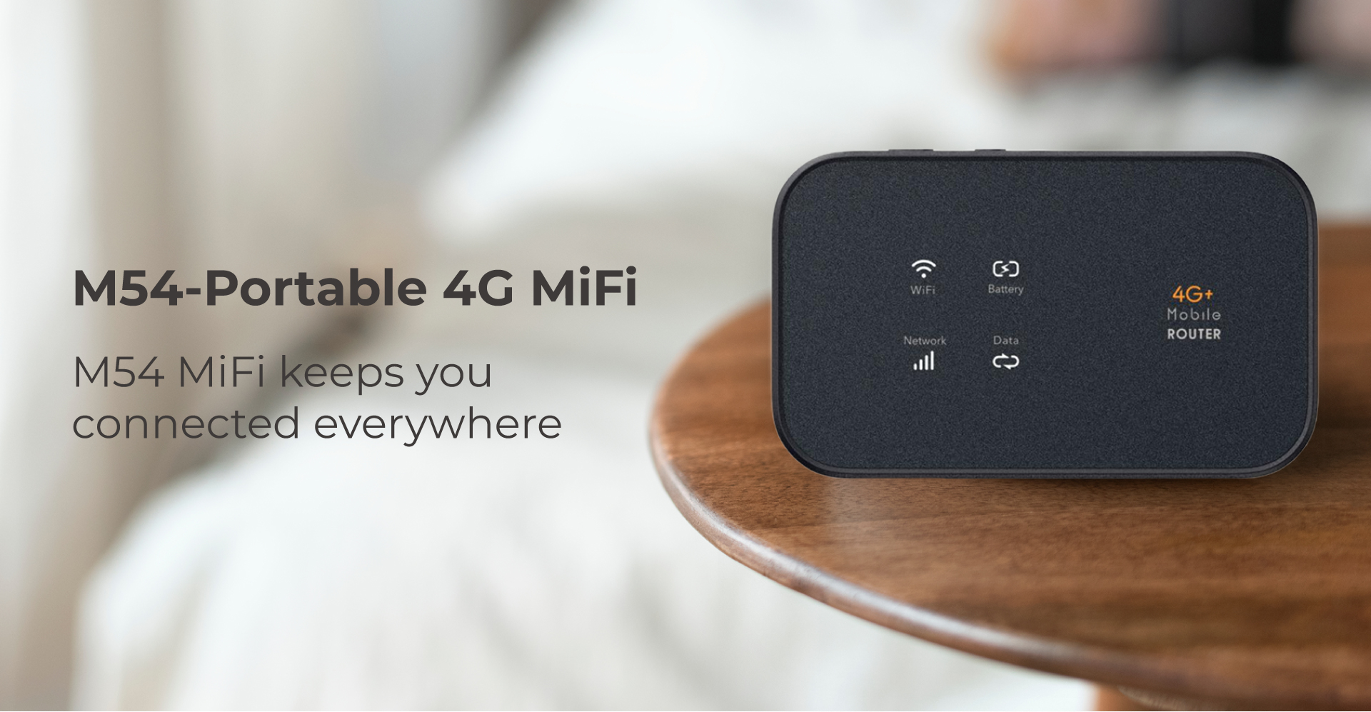 Wewins M54 Cat6 MiFi portable 4G WiFi hotspot for fast and stable mobile internet connection