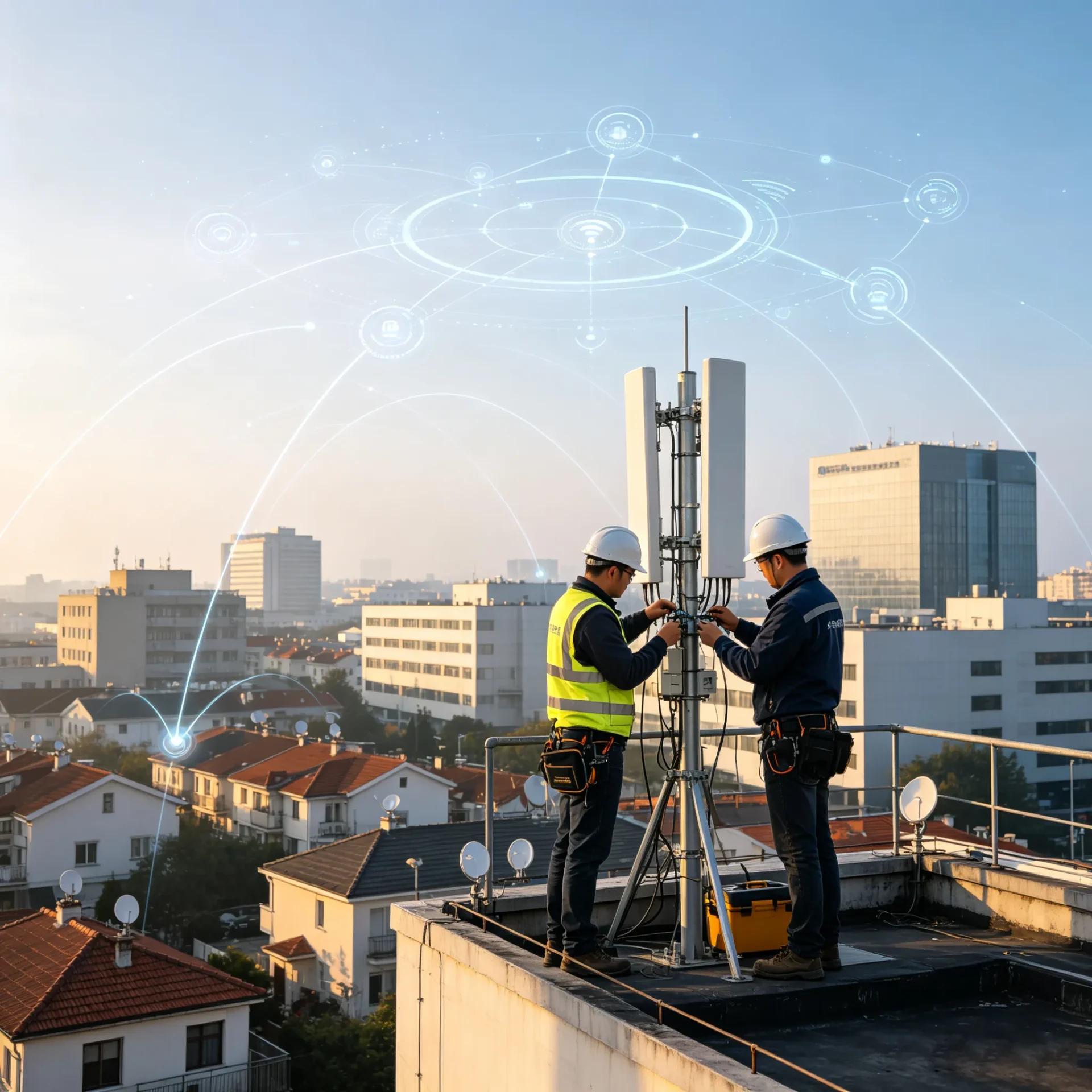 Fixed wireless broadband as an alternative to fiber deployment in older residential communities
